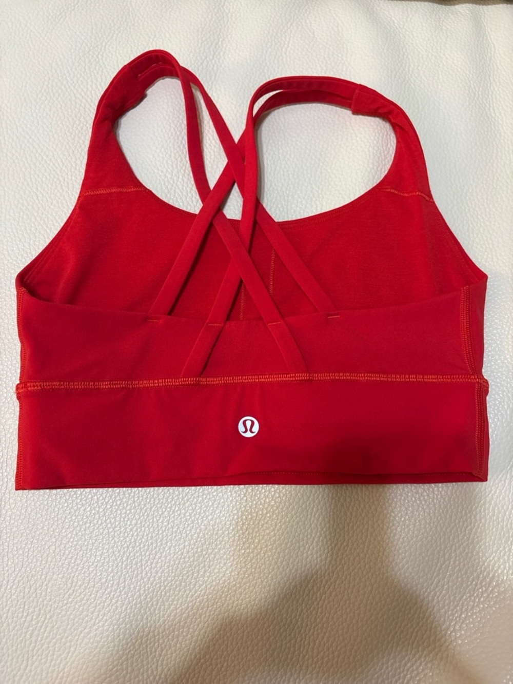 lululemon athletica Red Crisscross Strappy Sports Bra XSmall - Picture 2 of 6